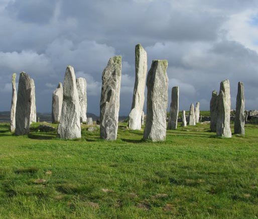 Callanish stone circle on the Isle of Lewis